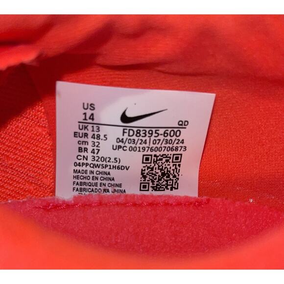 New Men’s 14 Nike Air Zoom Maxfly 2 Bright Crimson FD8395-600 - Picture 5 of 7